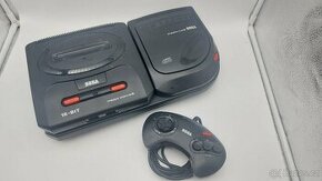 Sega Mega CD 2 s novým laserem + Sega Mega Drive 2