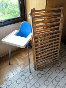 Jídelní židle+postýlka