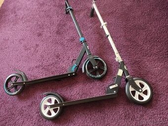koloběžka scooter velká kola 200mm hliníková skládací 2ks