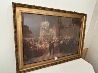 Velký obraz 105 x 75 cm.