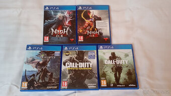 Hry PS4 použité + 2x nová