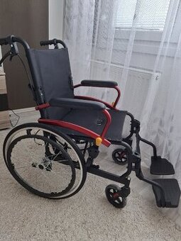 Ultralehký hliníkový skládací invalidní vozík - 1