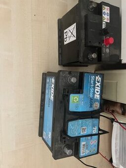 Autobaterie 70ah autobaterie mam další různé 60ah 100ah atp.