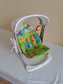Fisher-Price, detske lehatko a houpacka