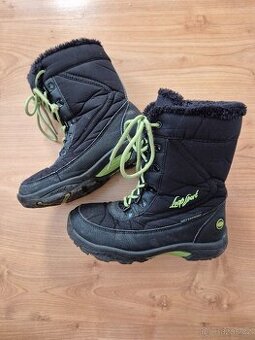 Zimní boty loap v.35 sněhule černo zelené