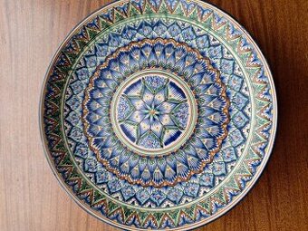 velký uzbecký talíř