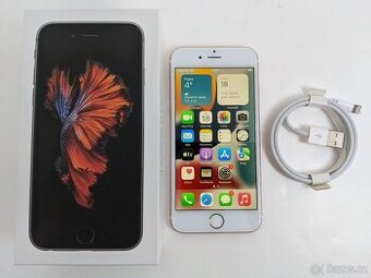 iPhone 6S 32gb rose. Baterie 100%. Záruka 6 měsíců.
