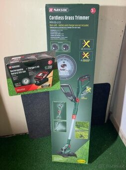 Aku vyžínač Parkside VČ. baterie, nabíječky + cívky
