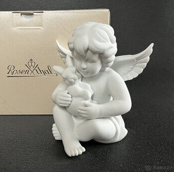 Rosenthal Soška Anděl se zajíčkem 14 cm