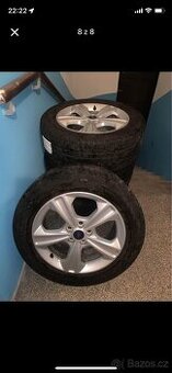 Sada alu kol Ford 5x108 zimní pneu