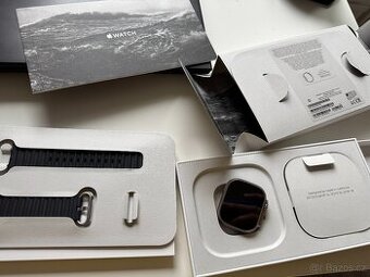 Apple Watch Ultra GPS, 49mm + Cellular Titan s černým opaske