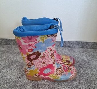 Dívčí holínky, gumaky - vel. 34