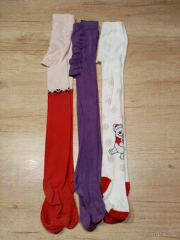 3x punčocháče vel. 110/116 holka