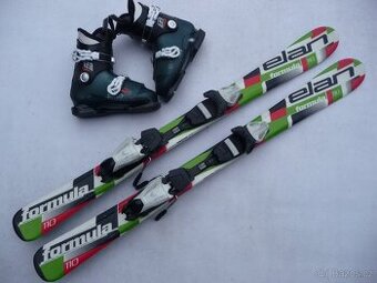 Detske lyže ELAN - 110cm + boty SALOMON 33eu SET v TOP Stavu