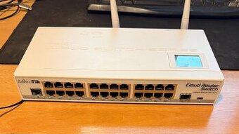Prodám Mikrotik cloud router switch cas125-24g-15-2hnd-in
