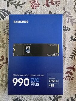 Samsung 990 EVO Plus 4TB – Nový, nerozbalený, záruka