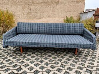 Retro rozkládací gauč, pohovka Jitona - 70. léta