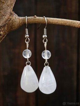 Náušnice kapky z Křišťálu