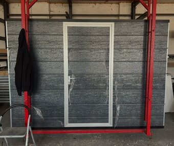 Sekční garážová vrata š305 x v215 antracit