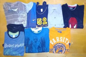 Dětská trička dlouhý a krátký rukáv, pyžamo, košile vel. 146