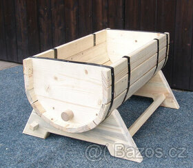 Dřevěný truhlík - soudek