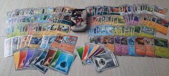 Pokémon komplet obyč. a holo karty Black Bolt+White Flare