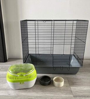 Potkan klec s přepravkou