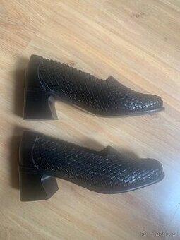 Dámské kožené boty vel. 39 26cm