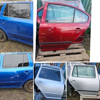 Boční dveře Škoda Octavia 2 zadní