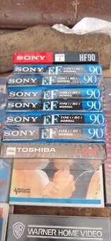 Kazety nove - videokazety CR