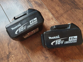 Originální baterie Makita BL1840, 18V, 4.0Ah 72Wh