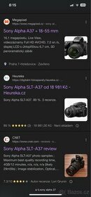 Top Sony Alpha slt 37 top stav