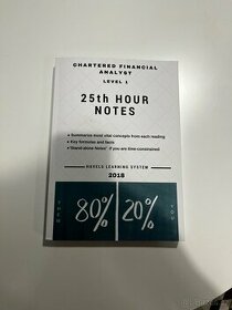 CFA Level 1 - 25th Hour Notes - 1