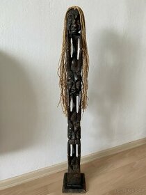 Dřevěná socha -domorodci - 1