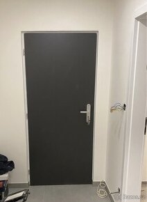 Dveře interiérové Sapeli - 80L - 210 cm šedé - antracit