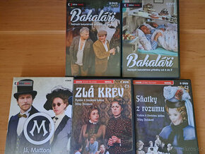 Výběr českých seriálů na DVD