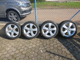 Alu kola škoda octavia II 225/45R17 7x17 5x112 PEGASUS