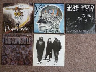 Vinylové desky - PRAŽSKÝ VÝBĚR a STROMBOLI