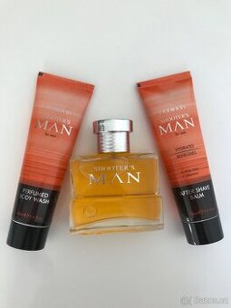 Shooter’s man parfém, body wash a after shave balm
