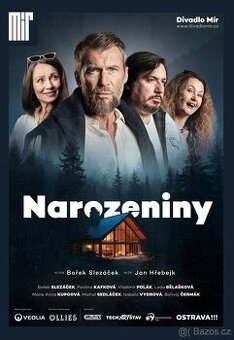 Divadlo Mír Narozeniny prodám 2 lístky neděle 1.červen