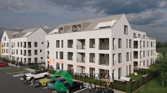 Prodej byty 3+kk, 73,5 m2, zahrádka 100,4 m2 - Chlumec nad C