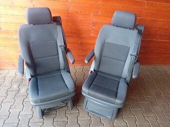 SEDAČKY DO DRUHÉ ŘADY VW MULTIVAN -TOP STAV
