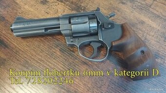 Koupím flobertku cal. 6mm - kat. D bez registrace na PČR