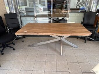 Masivní jídelní stůl 100x200 cm NOVÝ 2. jakost