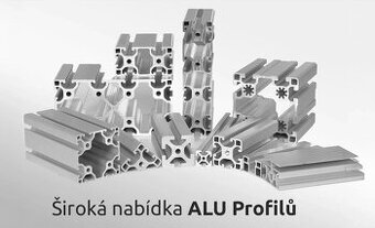 Výprodej skladu Konstrukční hliníkový profil 40x40 a více