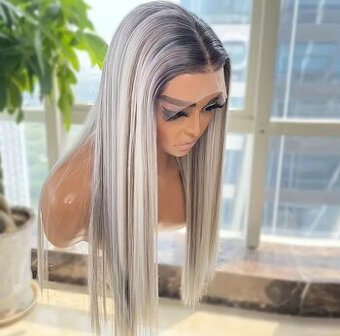 Paruka nová dlouhe blond ombre