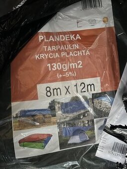 Krycí placha 8 x 12 m 130g/m2 - nová