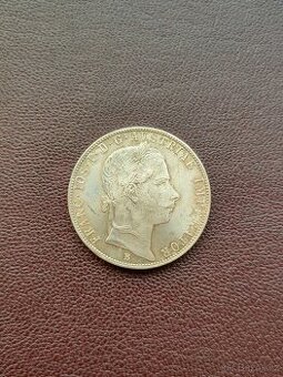 1 zlatník 1860 B Fran. Josefa I., luxusní stav