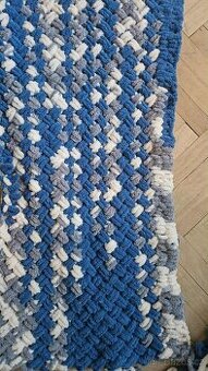 Puffy deka pletená rukami skvělý dárek 🎄