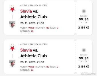 SK Slavia Praha x Athletic club Bilbao